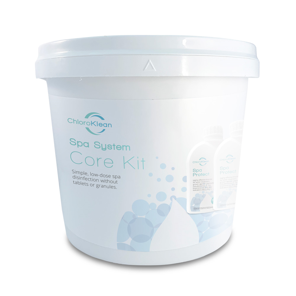 Spa System: Core Kit - BPR Compliant Chlorine Dioxide Product by ChloroKlean